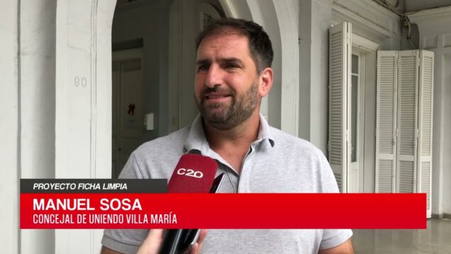 C20 Noticias | Proyecto ficha limpia – Manuel Sosa