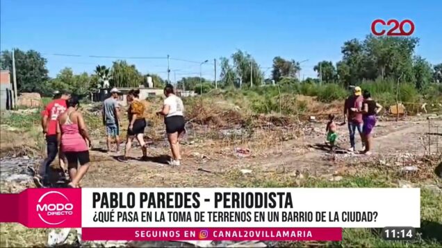 Modo Directo | Toma de terrenos – Pablo Paredes