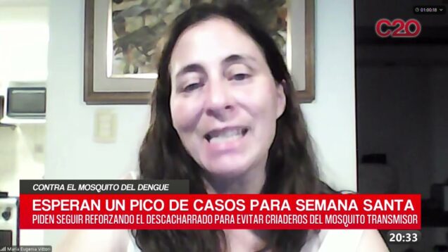C20 Noticias | Contra el mosquito del dengue – María Eugenia Vittori
