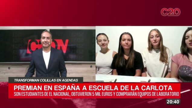C20 Noticias | La Carlota | Transforman colillas en agendas