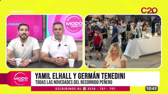 C20 Noticias | Recorrido peñero – Yamil Elhall y Germán Tenedini