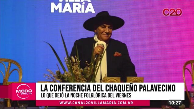 Modo Directo | La conferencia del Chaqueño Palavecino