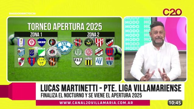 Modo Directo | Liga Villamariense – Lucas Martinetti