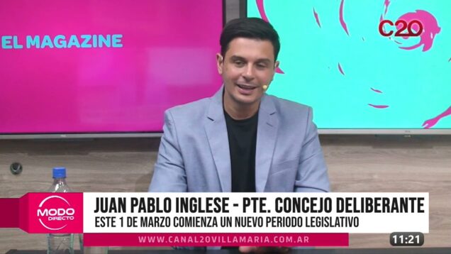 Modo Directo | Periodo Legialtivo – Juan Pablo Inglese