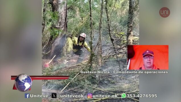 Uniteve Noticias | Bomberos de la provincia en Neuquén