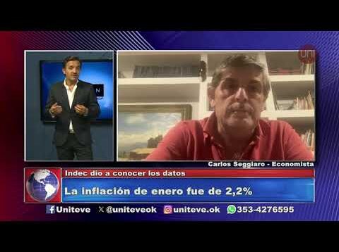 Uniteve Noticias | La inflación de enero fue de 2,2%