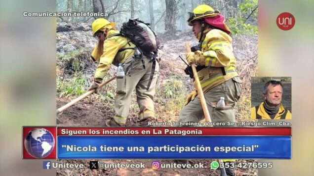 Uniteve Noticias | Siguen los incendios en La Patagonia