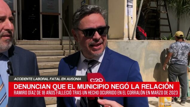 C20 Noticias | Accidente laboral fatal en Ausonia – Augusto Filí y Cristian Loyola
