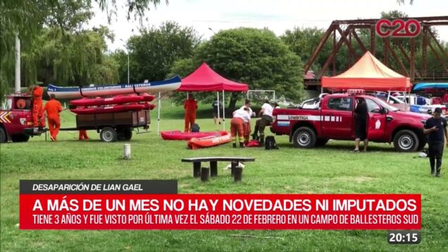 C20 Noticias | Desaparición de Lian Gael – Francisco Sierra