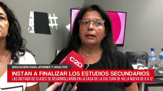 C20 Noticias | Educación para jóvenes y adultos – Rosana Mosquera