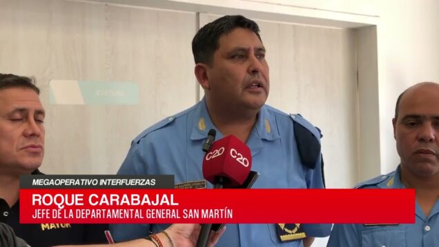 C20 Noticias | Megaoperativo Interfuerzas – Roque Carabajal