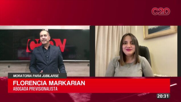C20 Noticias | Moratoria para jubilarse – Florencia Markarian