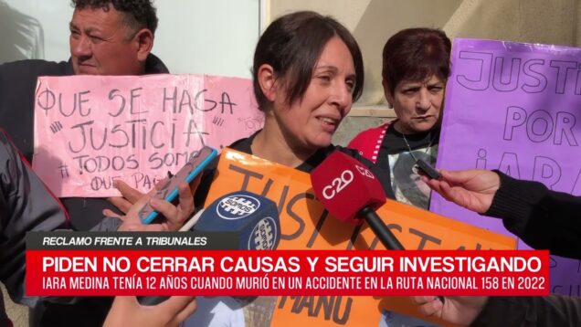 C20 Noticias | Reclamo frente a tribunales – Elva Pucheta y Celeste Torres