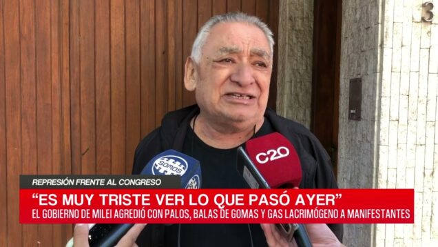 C20 Noticias | Represión frente al Congreso – Camilo Rodríguez