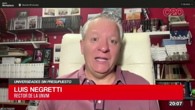 C20 Noticias | Universidades sin presupuesto – Luis Negretti