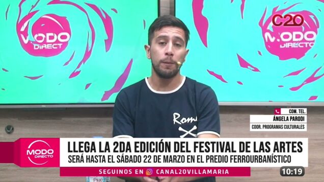 Modo Directo | Festival de las artes – Ángela Parodi