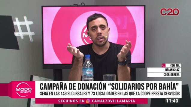 Modo Directo | “Solidarios por Bahía” – Brian Chaz