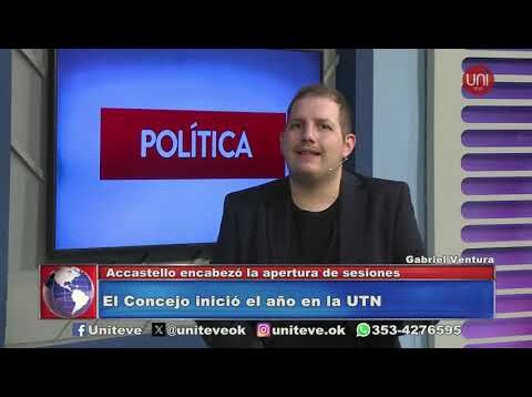 Uniteve Noticias | El Concejo Deliberante inició el año en la UTN