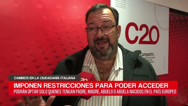 C20 Noticias | Cambios en la Ciudadania Italiana – Ignacio Serra