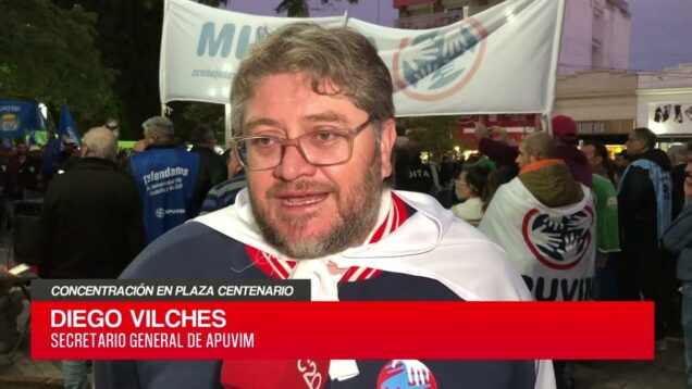 C20 Noticias | Concentración en plaza centenario – Diego Vilches y Fernando Mercado