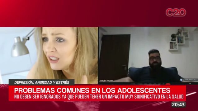C20 Noticias |  Depresión, ansiedad y estrés – Jorge Prado