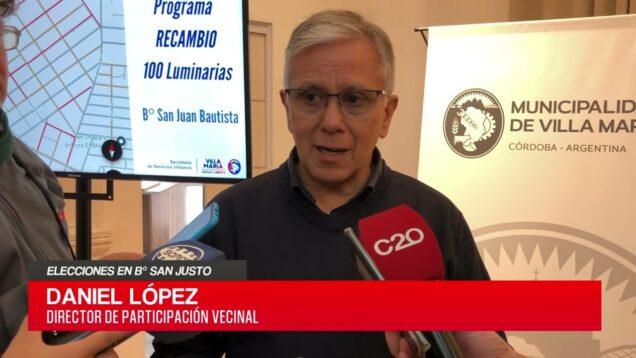 C20 Noticias | Elecciones en B° San Justo – Daniel López