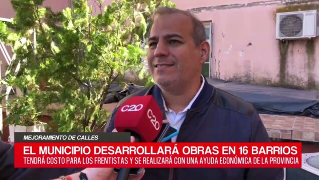 C20 Noticias | Mejoras en las calles – Ángel Quaglia