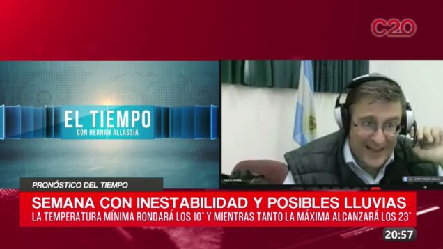C20 Noticias | Pronóstico del tiempo – Hernán Allasia