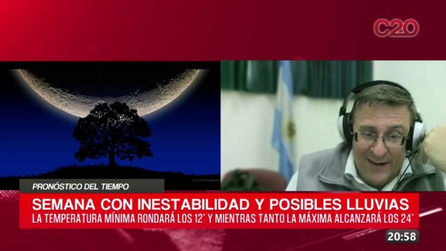 C20 Noticias | Pronóstico del tiempo – Hernán Allasia