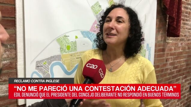C20 Noticias | Reclamo contra inglese – Natalia González