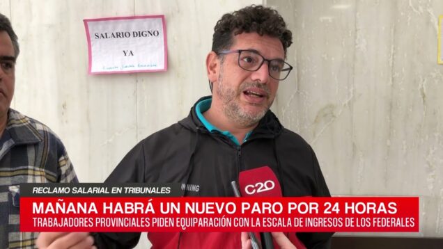 C20 Noticias | Reclamo salarial en tribunales – Rafael Rodríguez Tissera