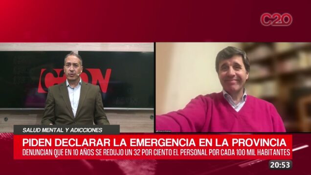 C20 Noticias | Salud mental y adicciones – Rodrigo Agrelo
