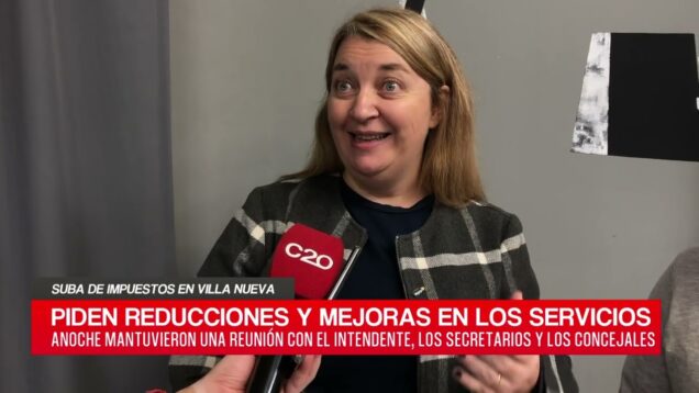 C20 Noticias | Suba de impuestos en Villa Nueva – Laura Demaría