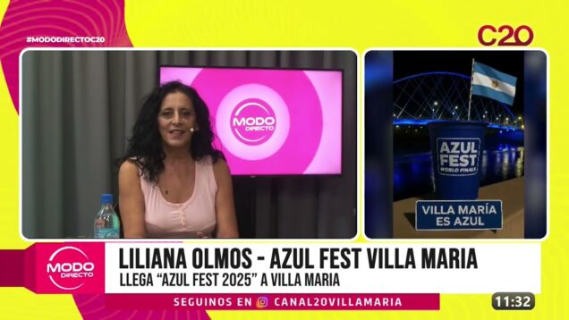 Modo Directo | Azul Fest 2025 Villa María – Liliana Olmos
