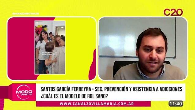 Modo Directo | Prevención y asistencia a adicciones – Santos García Ferreyra