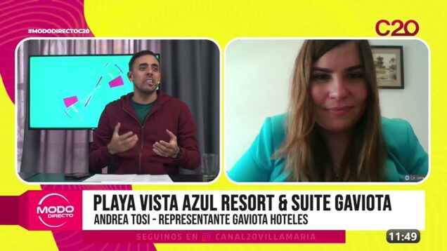 Modo Directo | Representante de Gaviota Hoteles – Andrea Tossi