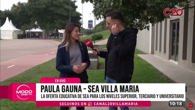 Modo Directo | SEA Villa María – Paula Gauna