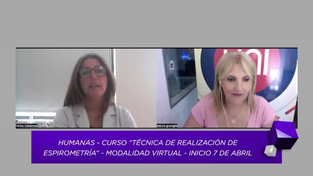 Uniteve Noticias | Curso de técnica de realización de espirometría