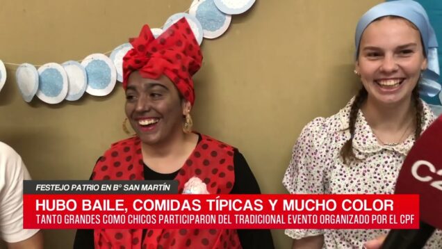 20 Noticias | Festejo Patrio en B° San Martín – Soledad González