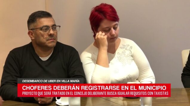 C20 Noticias | Desembarco de UBER en Villa María – Julio Villafañe y Natalia Mendoza