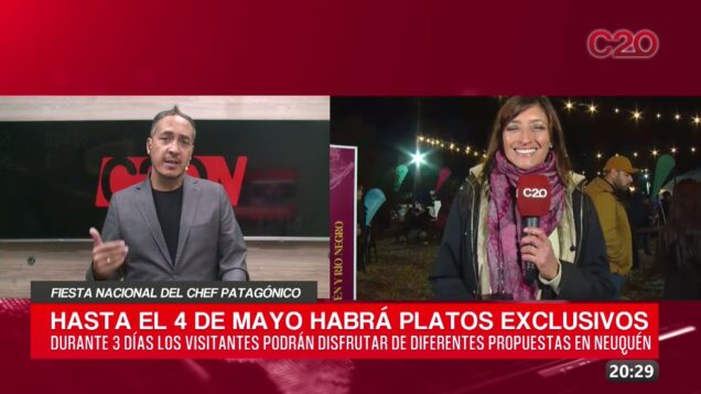 C20 Noticias | Fiesta nacional del chef patagónico