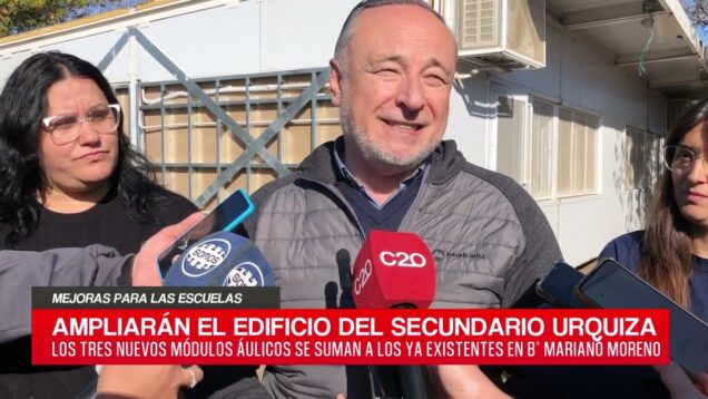 C20 Noticias | Mejoras para las escuelas – Eduardo Accastello