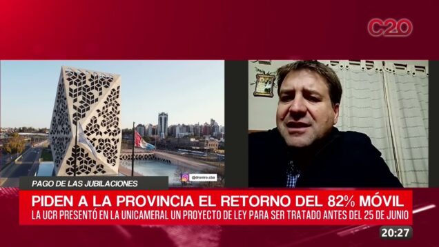 C20 Noticias | Pago de jubilados – Matías Gvozdenovich