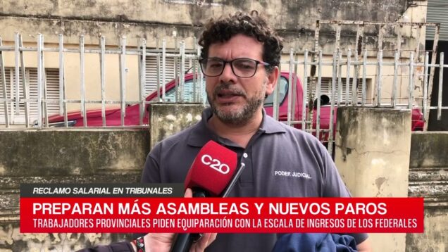 C20 Noticias | Reclamo salarial en tribunales – Rafael Rodríguez Tissera
