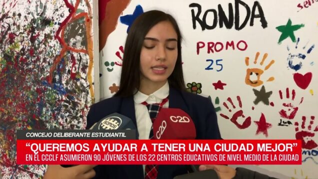 C20 Noticias | Sofía Martínez – Ancarani – Concejo Deliberante Estudiantil
