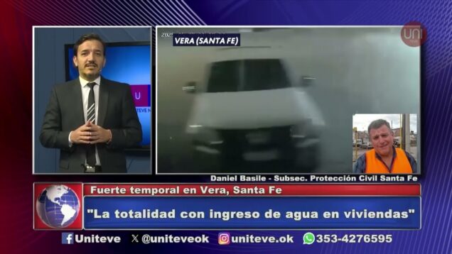 Modo Directo | Fuerte temporal en Vera, Santa Fe