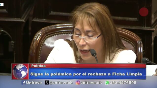 Uniteve Noticias | Sigue la polémica por el rechazo a Ficha Limpia