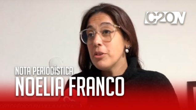 C20 Noticias | Banco ortopédico en Villa Nueva – Noelia Franco
