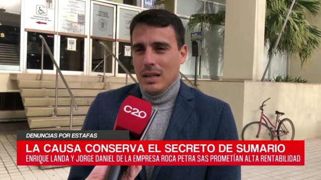 C20 Noticias | Denuncias por estafas – Joaquín González