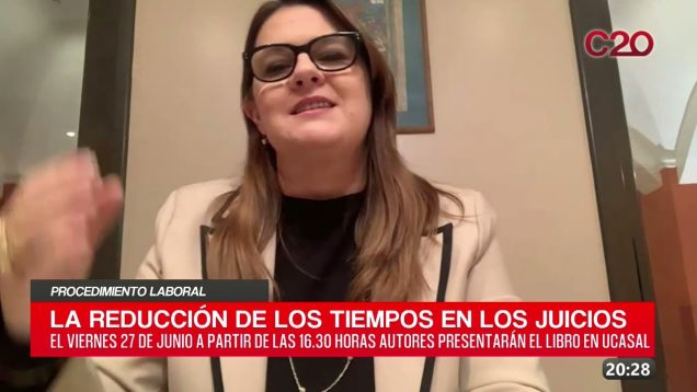 C20 Noticias | Procedimiento laboral – María de loa Ángeles Morello